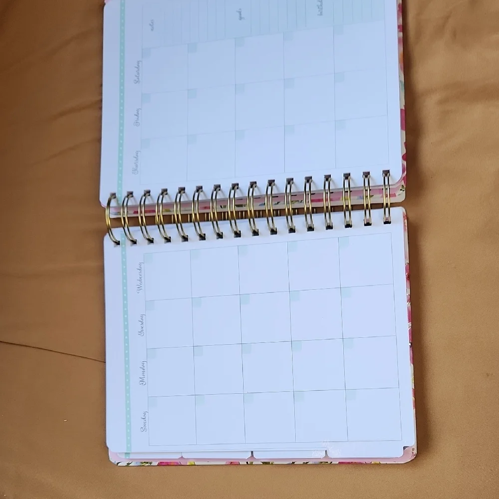 Floral Agenda Planner
